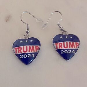 Trump Patriotic Earrings